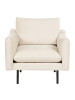 Beliani Sessel VINTERBRO in Beige/Schwarz - (W) 83 x (H) 86 x (L) 84 cm