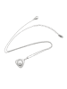 grassland Women Necklace in Silver White