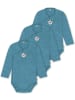 Normani Outdoor Sports Normani Outdoor Sports 3er Pack Merino Baby-Body in Blau