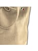 Florence Florence Shopper, Schultertasche Leder taupe, dunkelbeige ca. 28cm