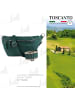 Toscanto Leder Gürteltasche Toscanto Tasche hellgrün ca. 37cm