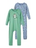 name it Unisex Strampler 2er Pack mit Panda Design in Blau