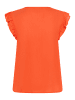 Kaffe Kurzarm-Bluse KAciara Regular fit in Grenadine