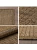 KADIMA DESIGN Teppich Outdoor Waschbar Einfarbig DAFNE Strapazierfähig OEKO-TEX in Braun