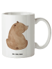 Mr. & Mrs. Panda XL Tasse Bär Schulterblick ohne Spruch in Weiß