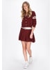 DreiMaster Women Skirt in wine red navy offwhite