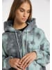 myMo ROCKS Kapuzensweatjacke in Grau Blau