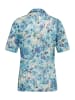 GOLDNER Hautangenehmes Druck-Poloshirt in marine / gemustert