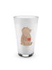 Mr. & Mrs. Panda Trinkglas Bär Kaffee ohne Spruch in Transparent