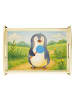 Mr. & Mrs. Panda Tablett Pinguin Lolli Design ohne Spruch in Weiß