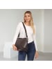 Florence Leder Umhängetasche Florence Tasche dunkelbraun ca. 35cm