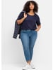 sheego 7/8-Jeans in blue denim