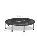 relaxdays Trampolin in Schwarz - Ø 95 cm