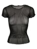 Urban Classics Mesh-T-Shirts in black