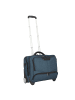 Dermata 2 Rollen Businesstrolley 46 cm Laptopfach petrol