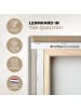 OnlyWow Leinwand Bilder Sandfarben
