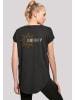 F4NT4STIC Long Cut T-Shirt Sunny side up in schwarz