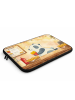 Mr. & Mrs. Panda Laptop Sleeve Panda beflügelt Pommes Design ohn... in Weiß