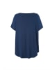 GOZZIP T-Shirt GGitte T-shirt with print in marineblau