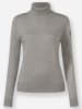 WITT WEIDEN Rollkragenpullover in steingrau-meliert