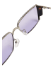 Urban Classics Glasses in lilac/silver