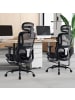 COSTWAY Ergonomischer Bürostuhl in Schwarz