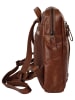SPIKES & SPARROW Rucksack echt Leder in cognac