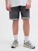 JACK & JONES PLUS Regular Fit Shorts in Black Denim