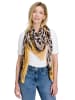 Betty Barclay Tuch mit Aufdruck in Taupe/Yellow