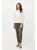 PULZ Jeans Longsleeve PZJANE 3/4 sl. Tshirt 50207895 modisches Longsleeve mit Puffärmeln in Weiß
