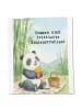 Mr. & Mrs. Panda Jutebeutel Panda beflügelt Pommes Design mit Sp... in Weiß