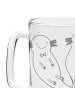 Mr. & Mrs. Panda Gravur Bierkrug Axolotl Freundin ohne Spruch in Transparent