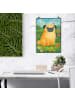 Mr. & Mrs. Panda Poster Mops Design ohne Spruch in Weiß