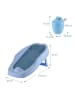 relaxdays 2-tlg. Baby-Badehilfe-Set in Blau