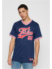 FUBU FUBU Mesh-T-Shirts in navy/red/white