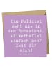 Mr. & Mrs. Panda Deluxe Karte Spruch Polizist Ruhestand mit Spruch in Lavendeltraum