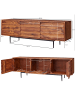 FineBuy TV- und Lowboards in Braun / Sheesham / 147x38x50