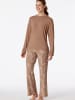 Schiesser Pyjama Selected Premium in clay