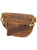 Greenburry Gürteltasche Vintage Bauchtasche Leder in Sattelbraun
