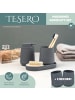 eluno Bad-Accessoires Set TESERO 5tlg. ca. 8,5 x 12 x 9 cm (B/H/T)