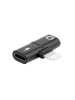 Platyne Lightning-Adapter, 1 Stecker auf 2 Buchsen, iOS 11 in Schwarz