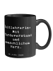 Mr. & Mrs. Panda Tasse Spruch Reitlehrerin Herz mit Spruch in Schwarz