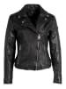 Gipsy Bikerjacke Lederjacke Gwaleeza Rf in MILKY BLACK