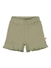 Feetje Shorts Rüschen Rippqualität in Khaki