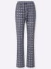 WITT WEIDEN Jersey-Hose in marine-getupft
