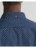 Gant Slim Fit Hemd mit Mikro-Print in Blau