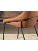 Angel Cerdá Stuhl 4161 in Orange/Schwarz – (B)53 x (H)83 x (T)59 cm