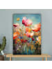 MuchoWow Leinwand bilder Bunte Blumen (BxH)