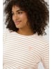 KAFFE curve Langarm-Shirt KClia Regular fit in Chalk/Beige, Peach Heart