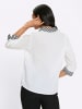 Sieh an! 3/4-Arm-Bluse in weiß-schwarz